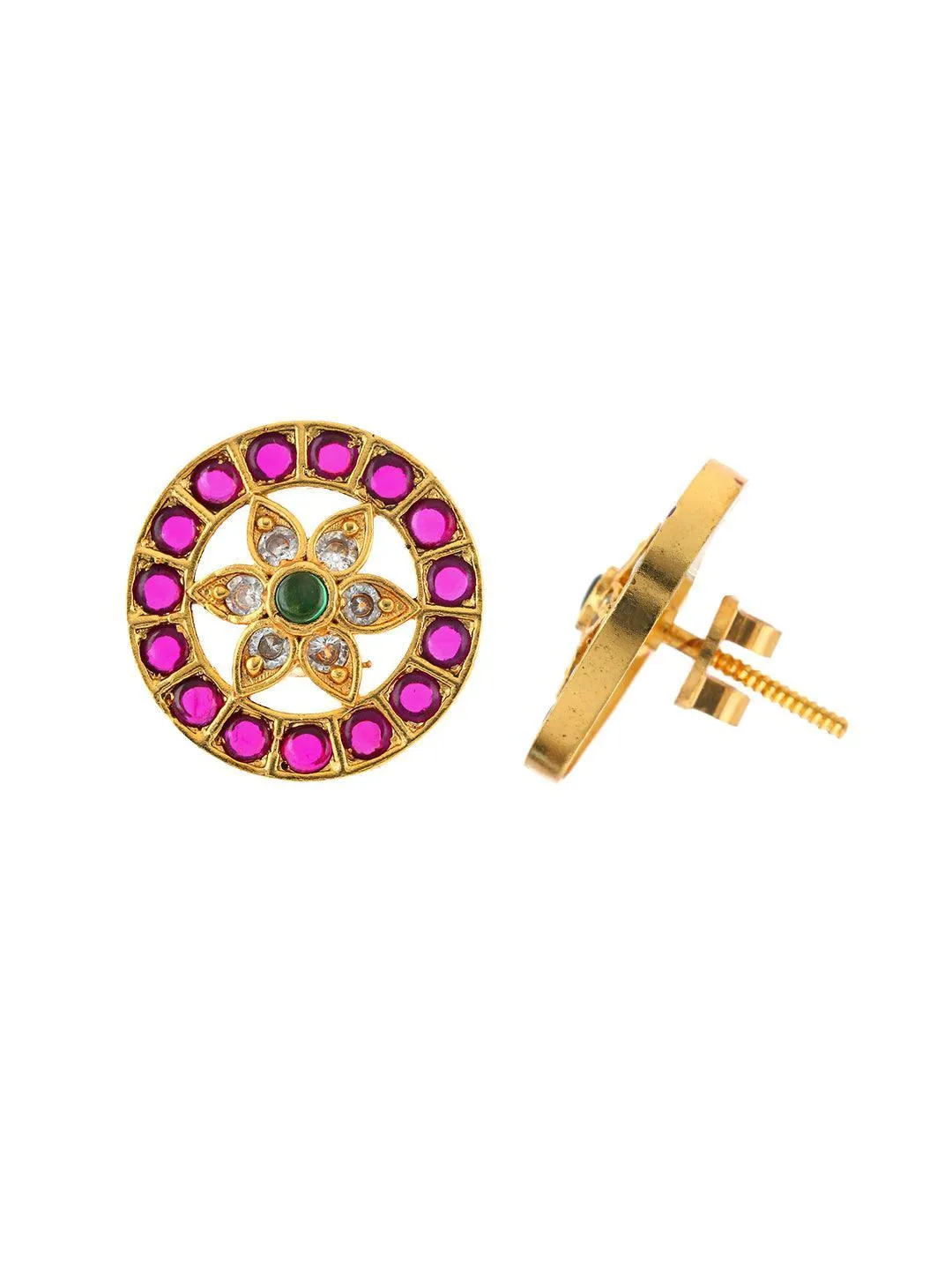 Original Kempu Floral Stud