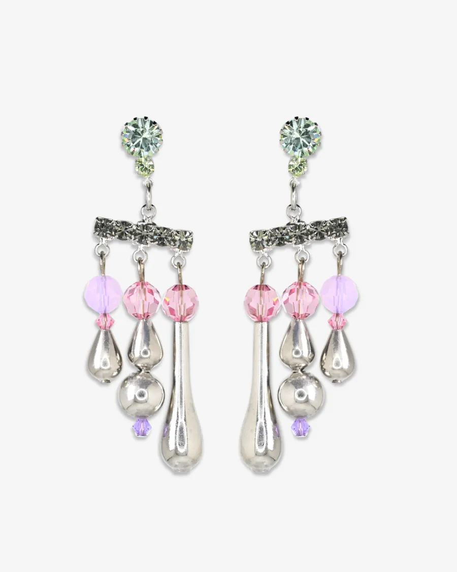 PINK TEARS EARRINGS