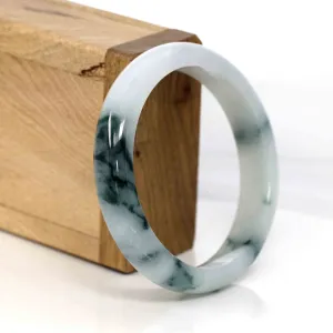 RealJade® Co. Classic Real Jade Jadeite Bangle Bracelet (58.36 mm)#567