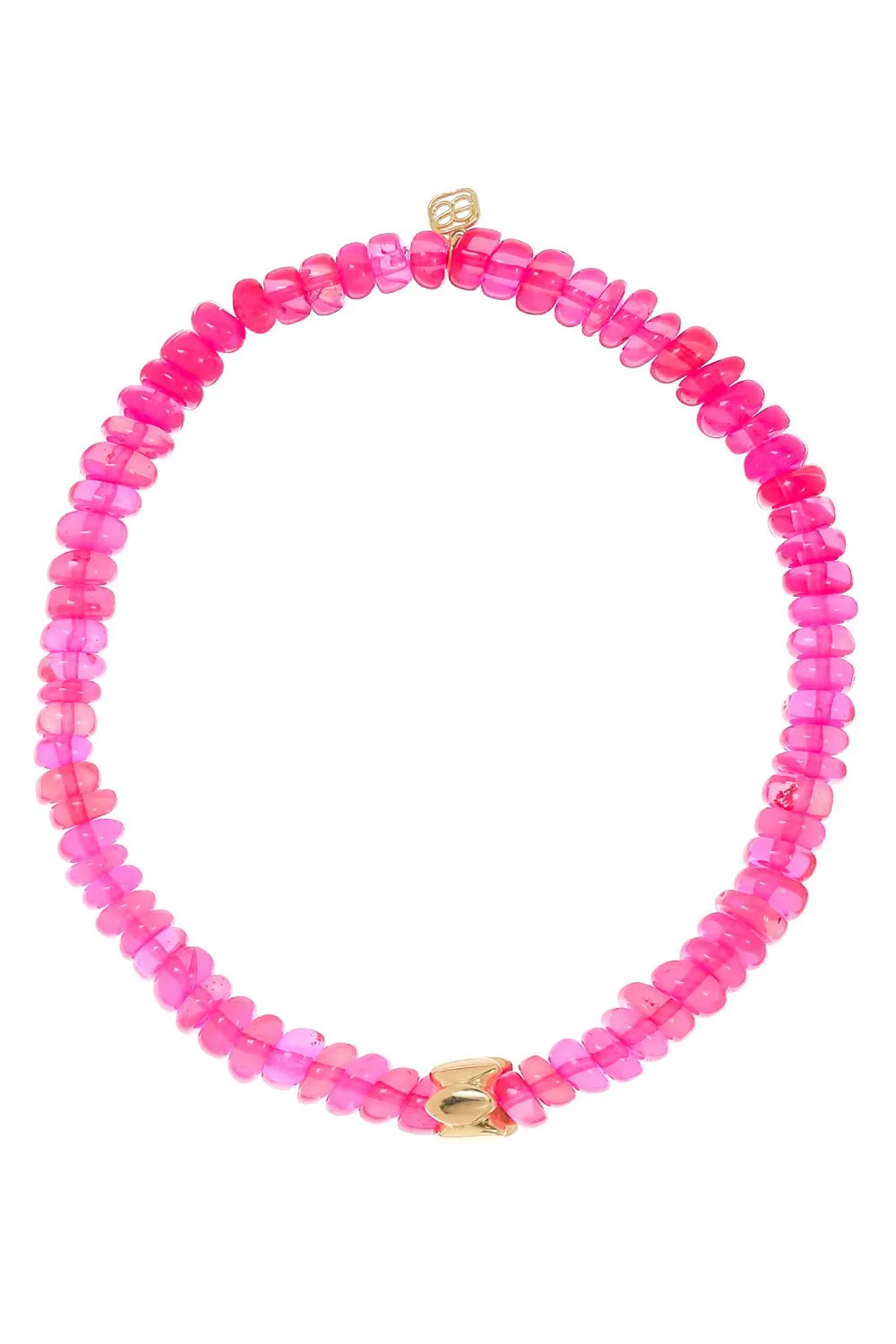 Rondelle Pink Opal Bracelet