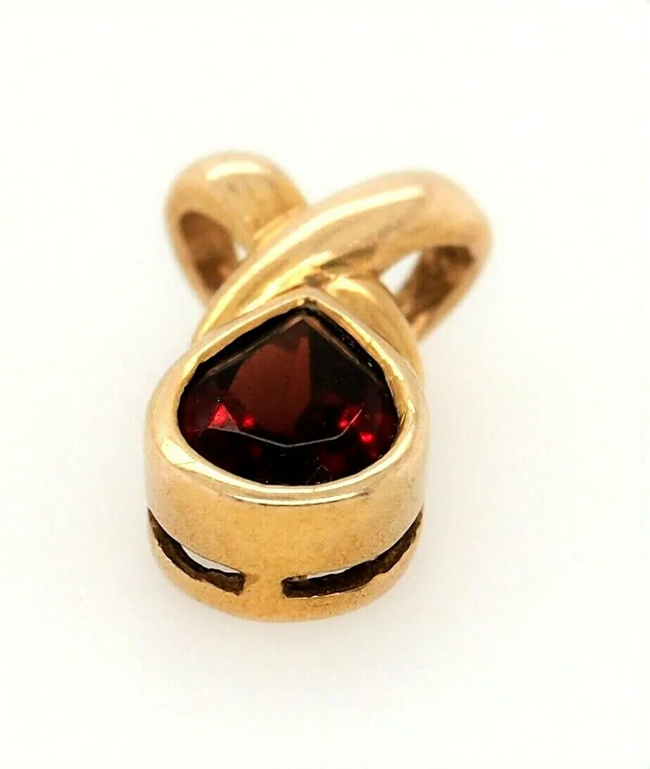 Ruby 9ct Yellow Gold Pendant