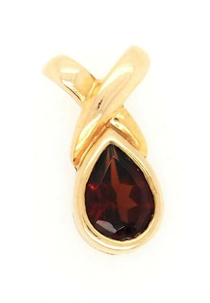 Ruby 9ct Yellow Gold Pendant