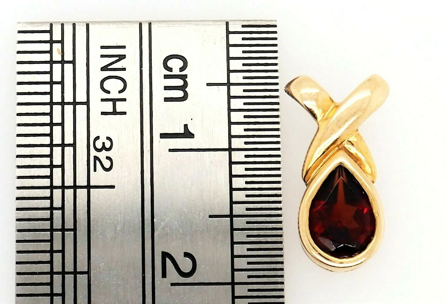 Ruby 9ct Yellow Gold Pendant
