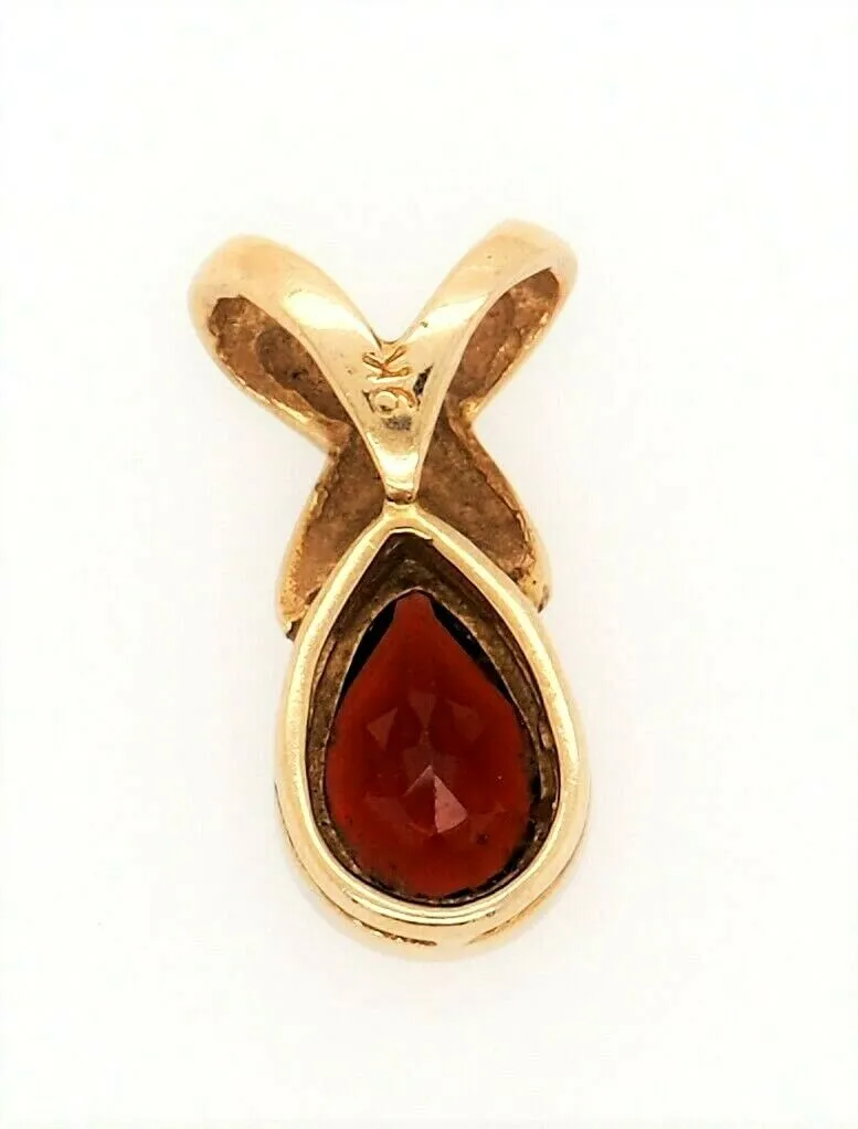Ruby 9ct Yellow Gold Pendant