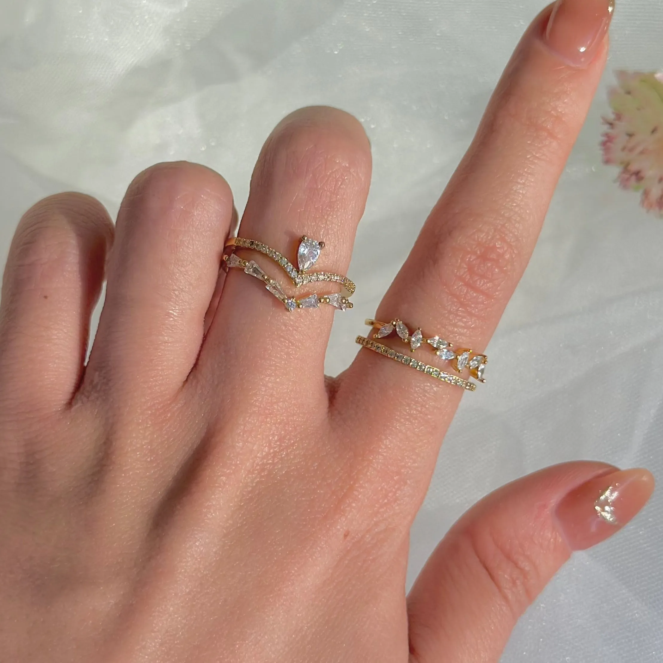 [Sample Sale] Baroque Ring Set - Lucille