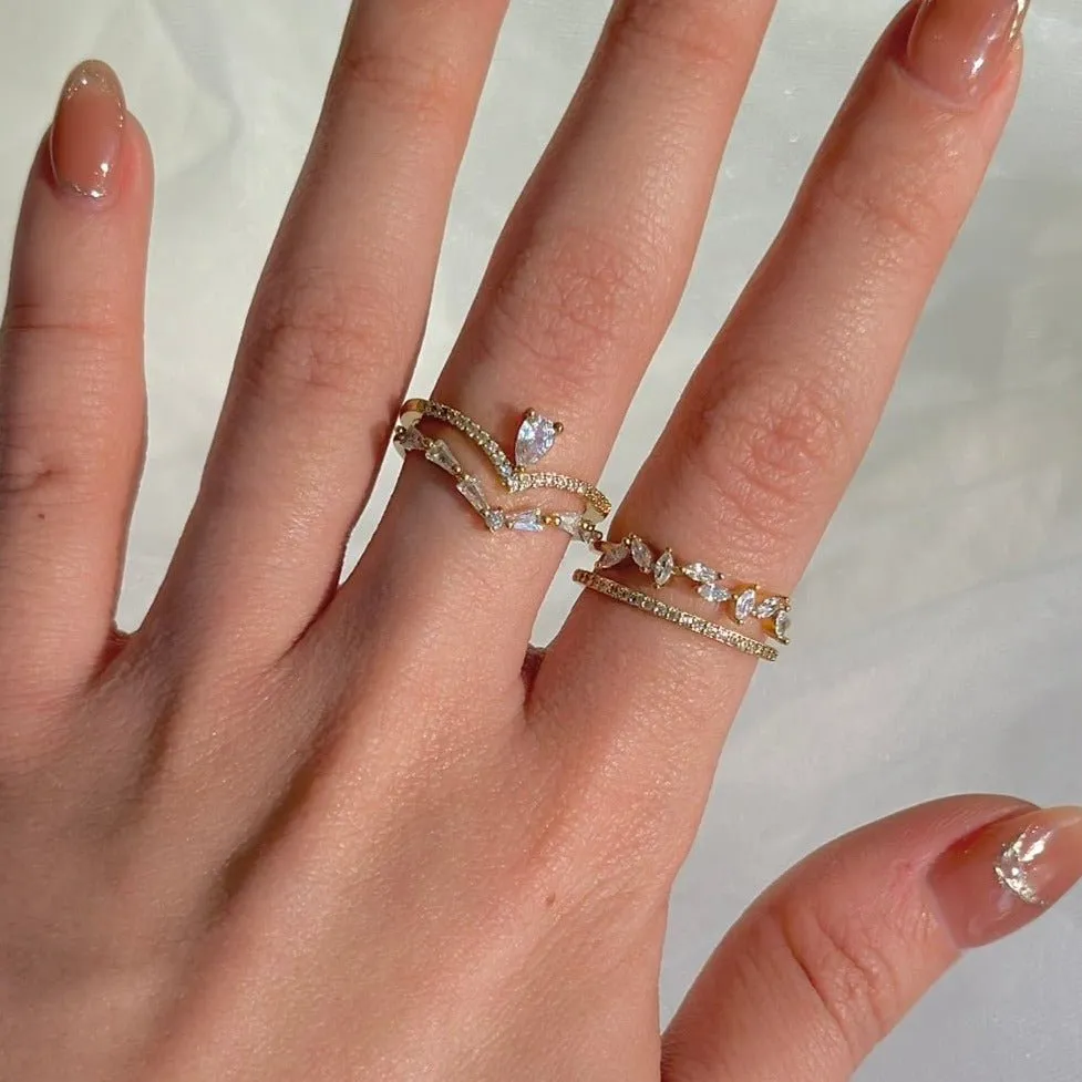 [Sample Sale] Baroque Ring Set - Lucille