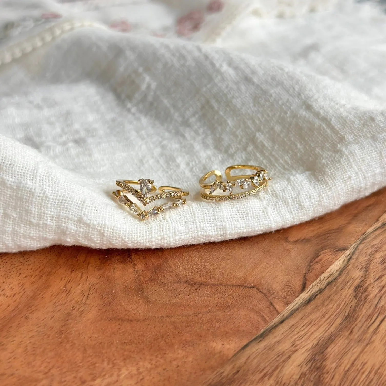 [Sample Sale] Baroque Ring Set - Lucille