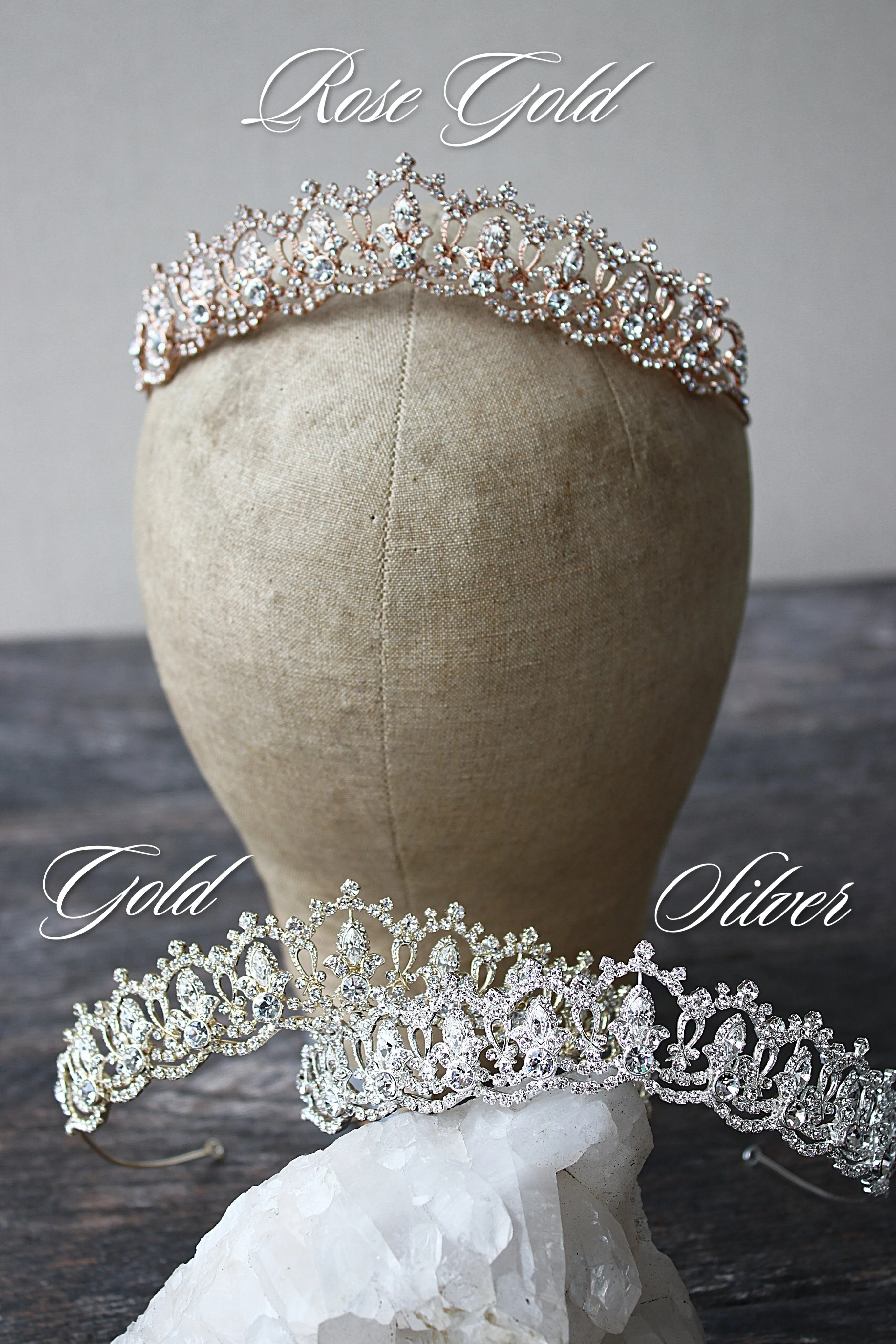 SERENA Rose Gold Tiara