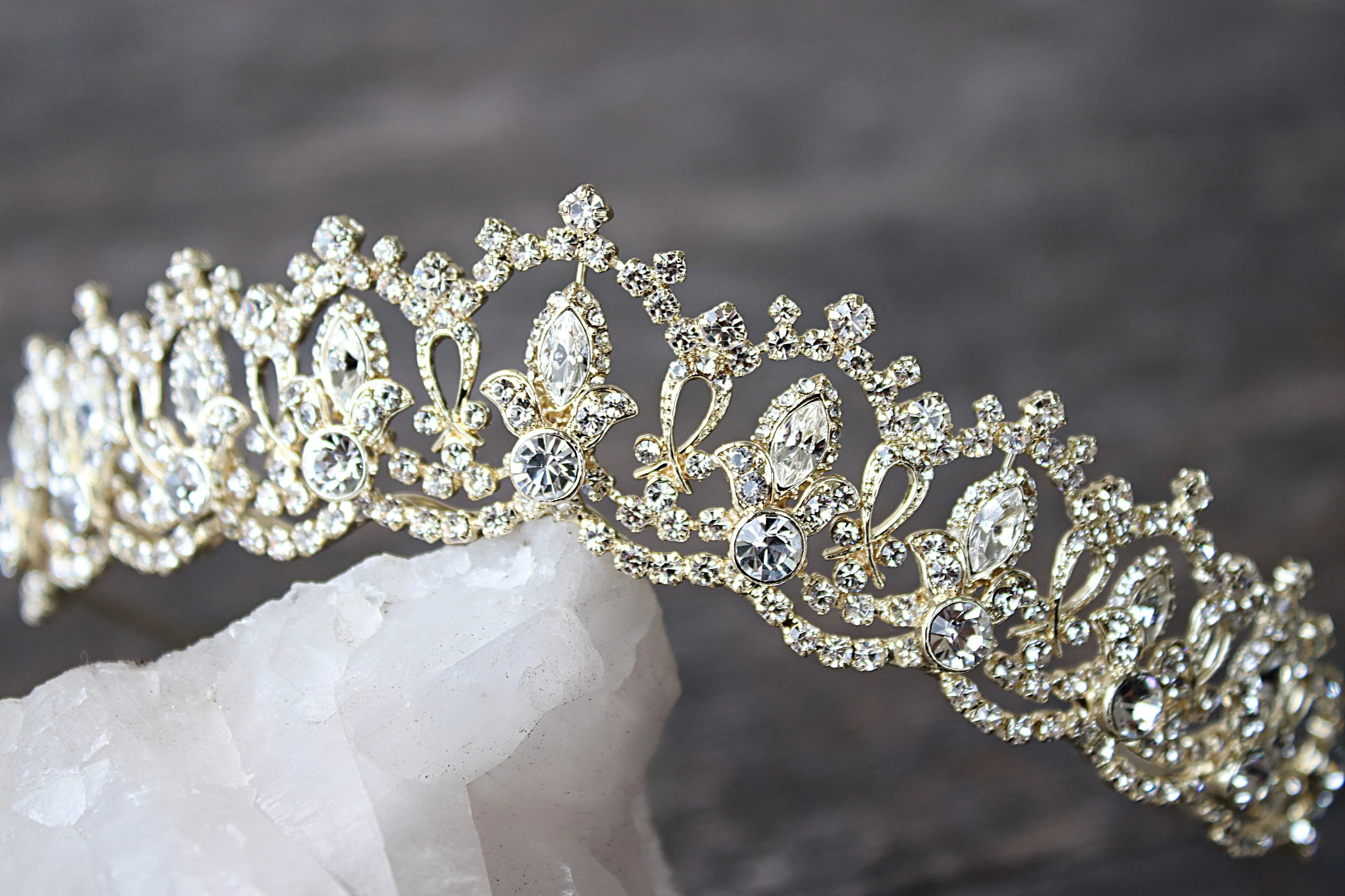 SERENA Rose Gold Tiara