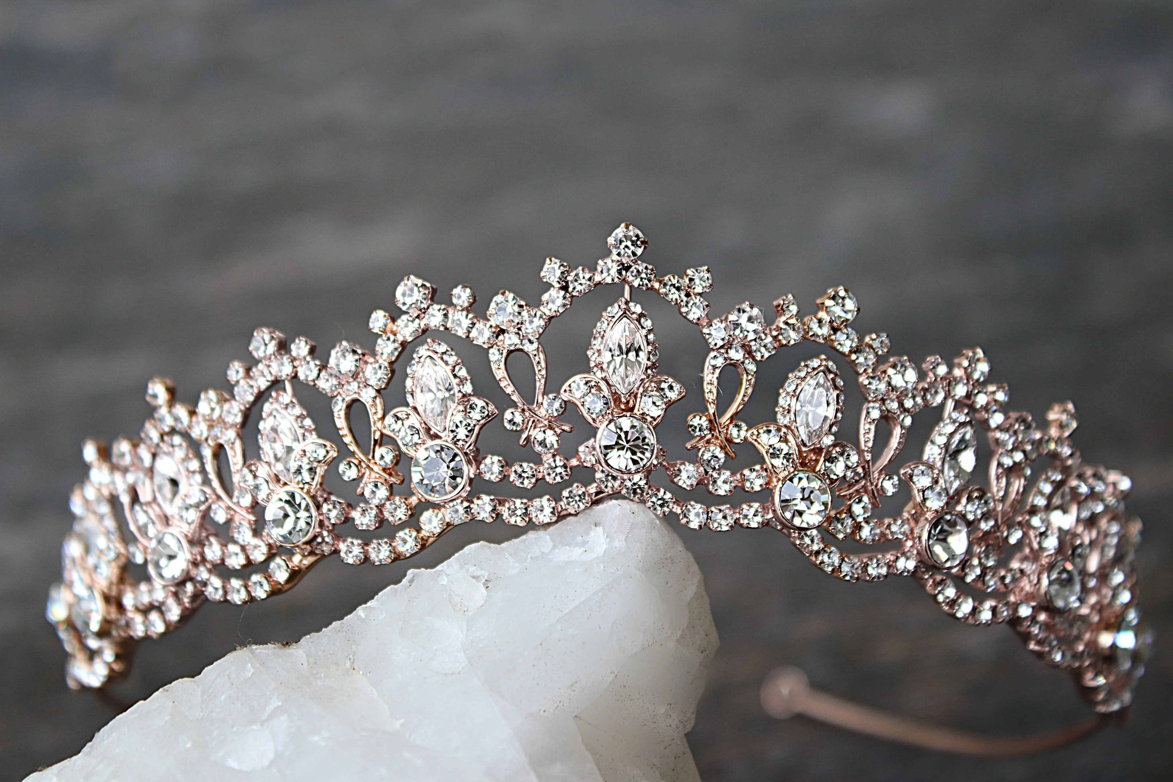 SERENA Rose Gold Tiara