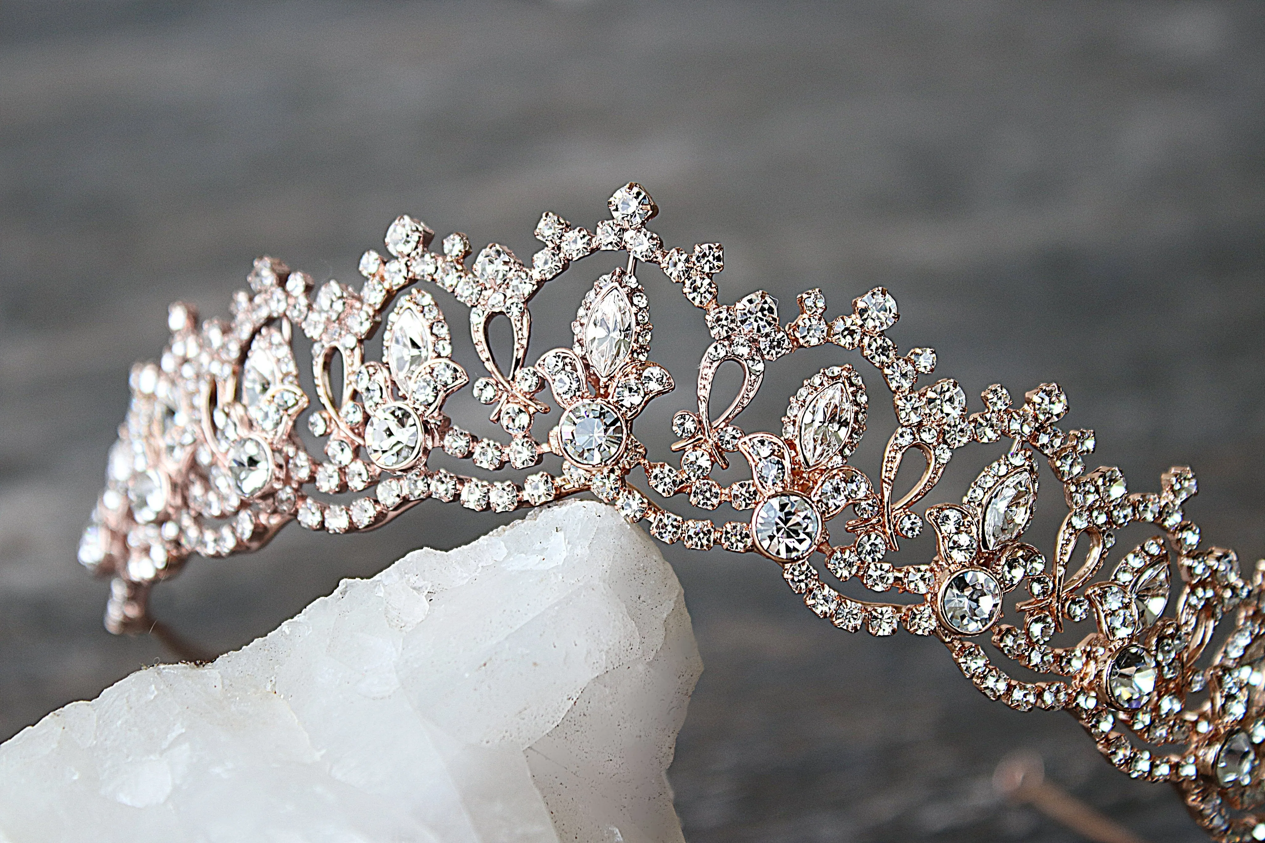 SERENA Rose Gold Tiara