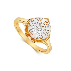 Seville Crown Ring, Gold and Silver Seville Crown Ring, Gold and Silver