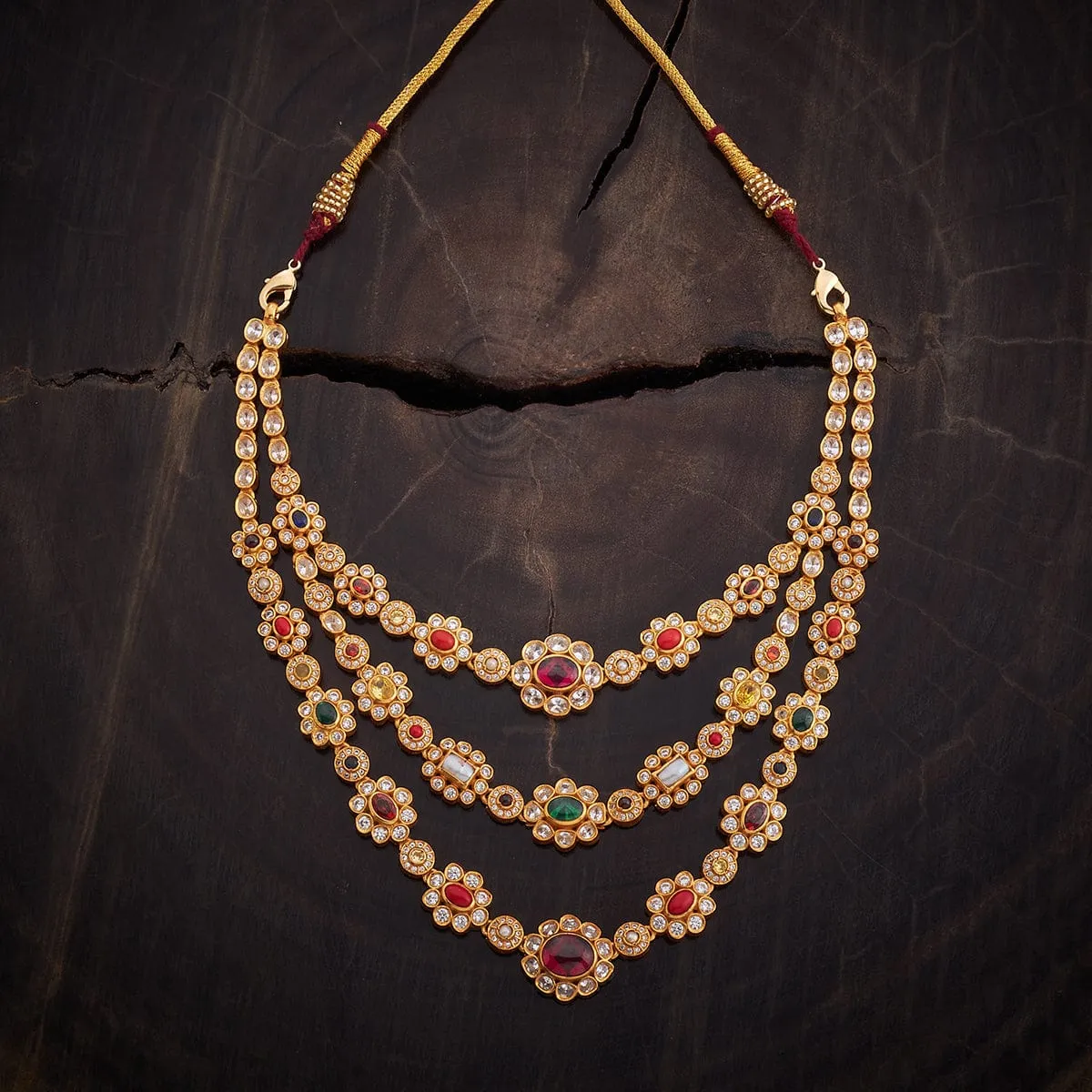 Silver Temple Necklace 161622