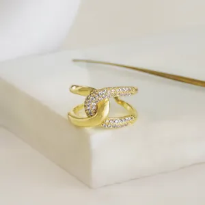 Sparkle Wrapped Knot Ring
