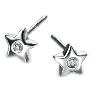 Sterling Silver Star Stud Earrings E573
