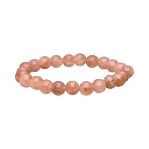 Sunstone Crystal Bead Bracelet 8mm