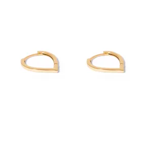 Tear Hoop Earrings