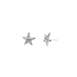 Textured Stars Stud Earrings