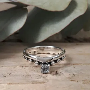 Tiara CZ Sterling Silver Oxi Ring Tiara CZ Sterling Silver Oxi Ring