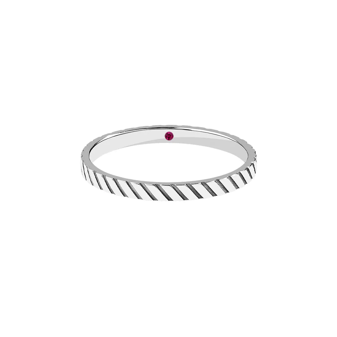 Twined Band Ring in Gold