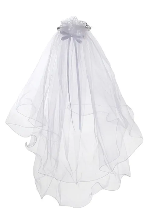 Veil - with Daughter of the King Cross Tiara (and dangling charm)