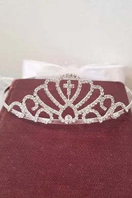Veil - with Daughter of the King Cross Tiara (Grande)