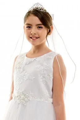 Veil - with Daughter of the King Cross Tiara (Grande)