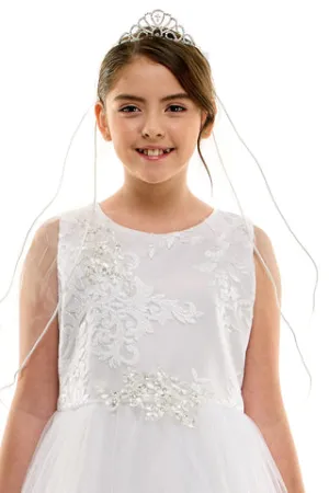 Veil - with Daughter of the King Cross Tiara (Grande) Veil - with Daughter of the King Cross Tiara (Grande)
