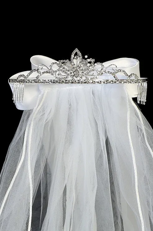 Veil - with Daughter of the King Cross Tiara (Petite)