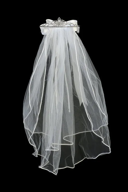 Veil - with Daughter of the King Cross Tiara (Petite)