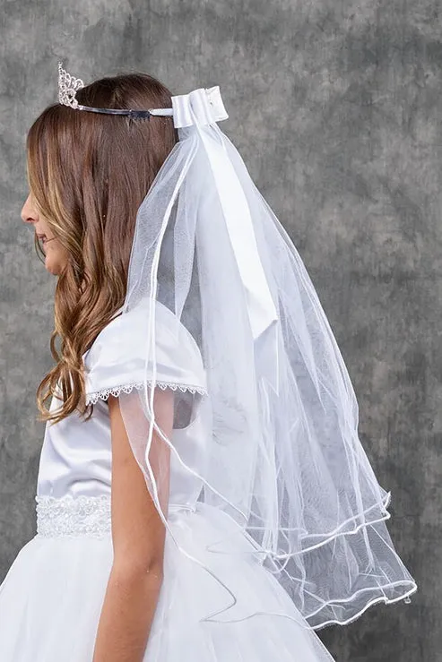 Veil - with Daughter of the King Cross Tiara (Petite)