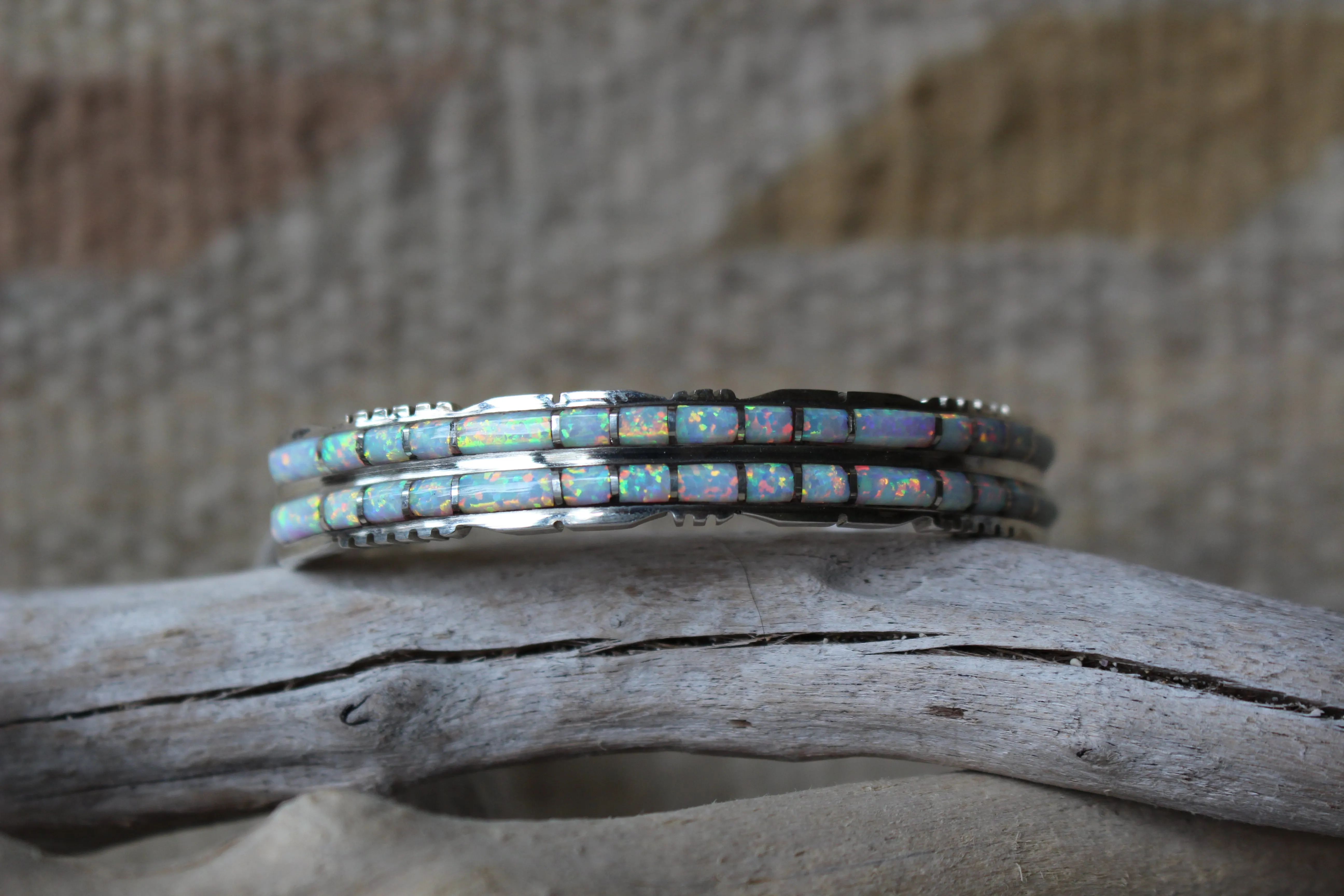 White Opal Wind Bracelet