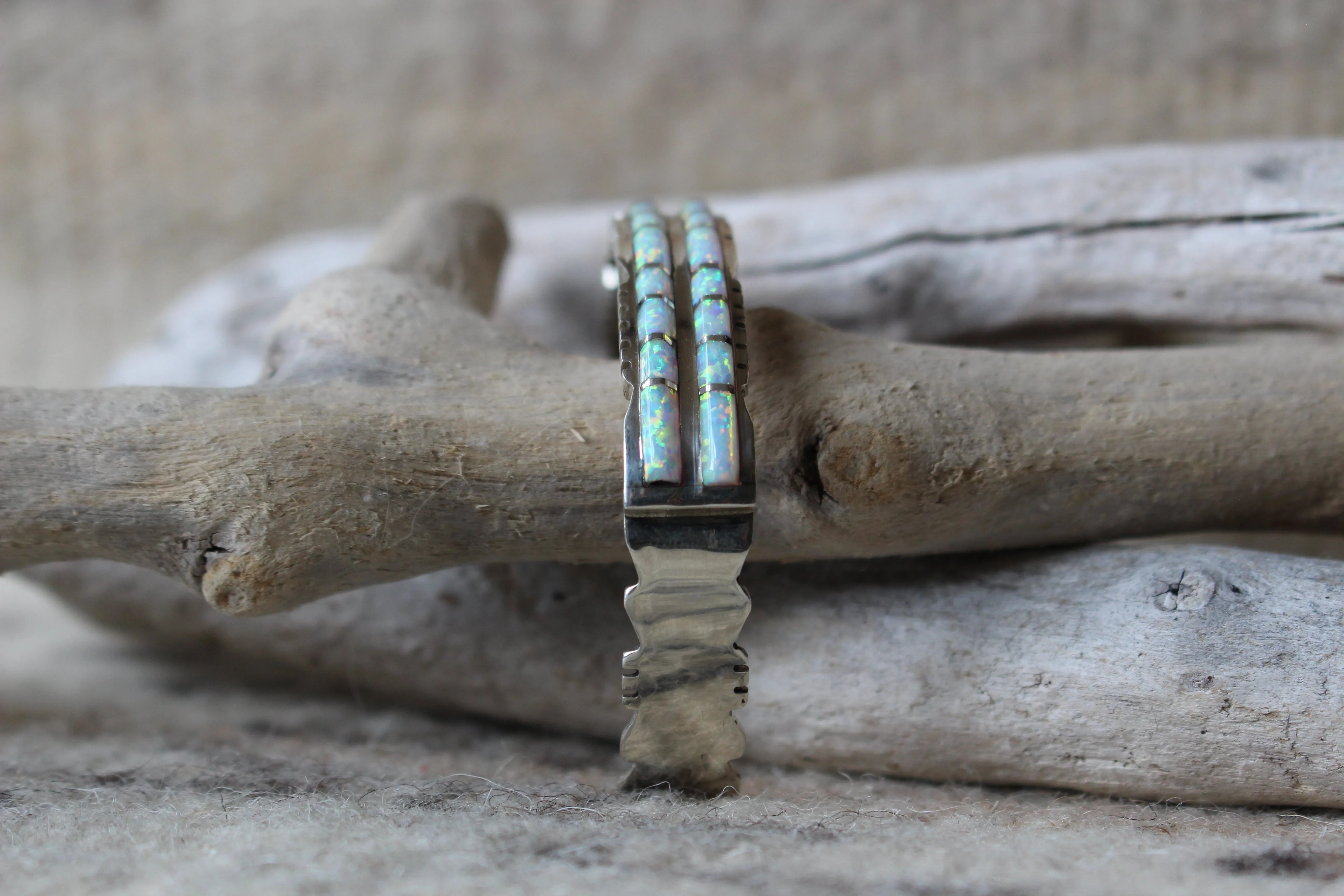 White Opal Wind Bracelet