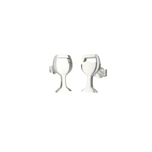 Wine Glass Ear Studs Jewelry Wine Glass Ear Studs Jewelry