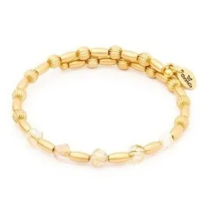 Winter Gold Wrap Bangle
