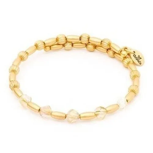 Winter Gold Wrap Bangle